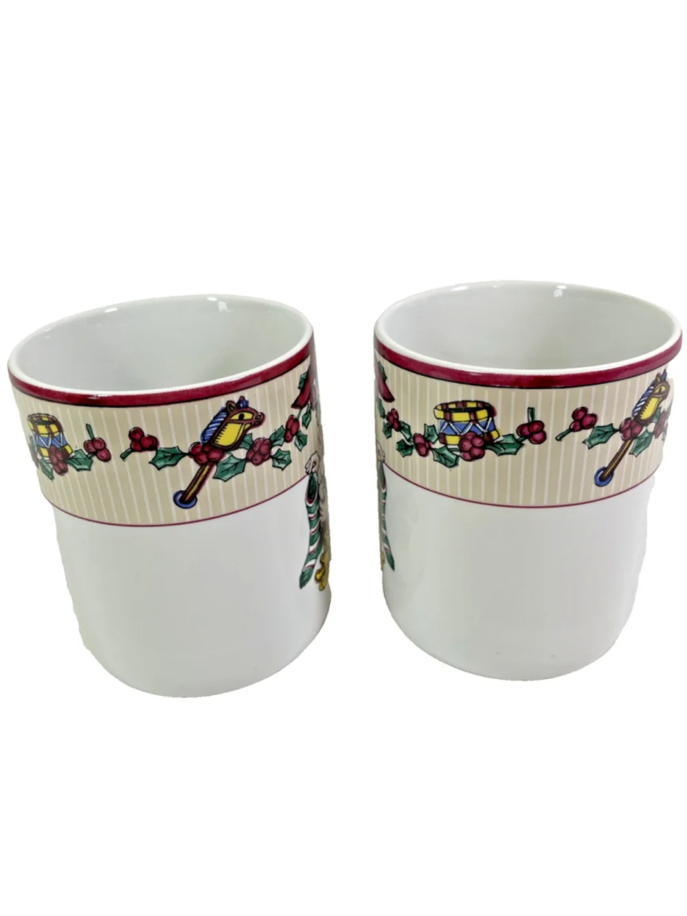Vintage Fitz and Floyd Santa's List Coffee Tea 4